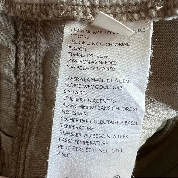 Free People We The Free See You Sometime Beige High Waist Cut Off Shorts, Small - Picture 4 of 9